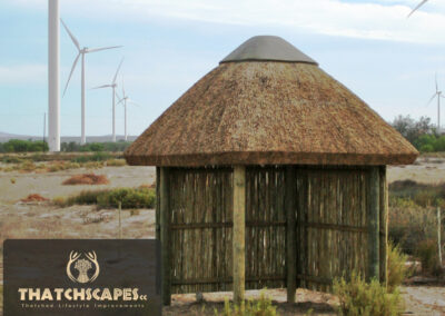 Thatchscapes builds info centre next to Hopefield Wind Farm