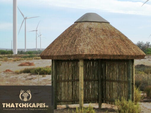 Thatchscapes builds info centre next to Hopefield Wind Farm