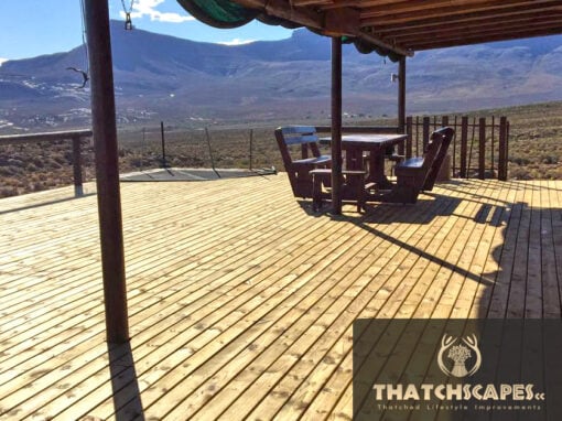 Hammelhoek Game Reserve gets a brand new Wooden Deck